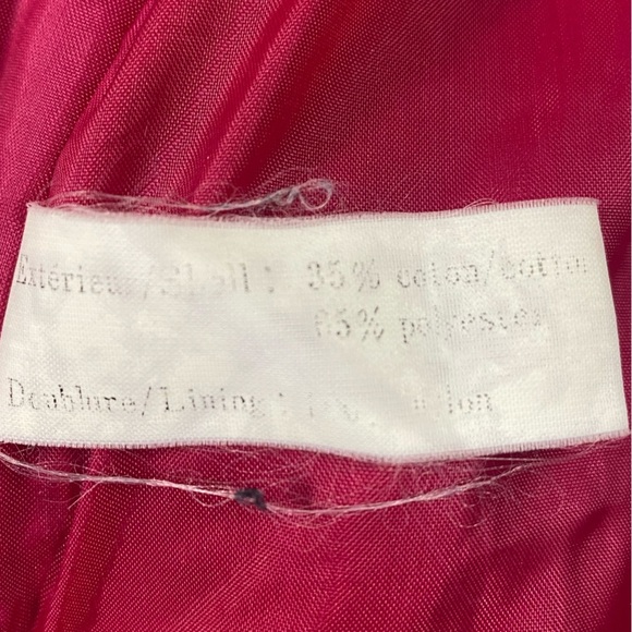 Vintage Niccolini red bomber jacket (size 11/12) - Picture 9 of 10